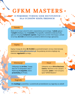 GFKM Masters: II Turniej Gier Decyzyjnych - Inforgrafika