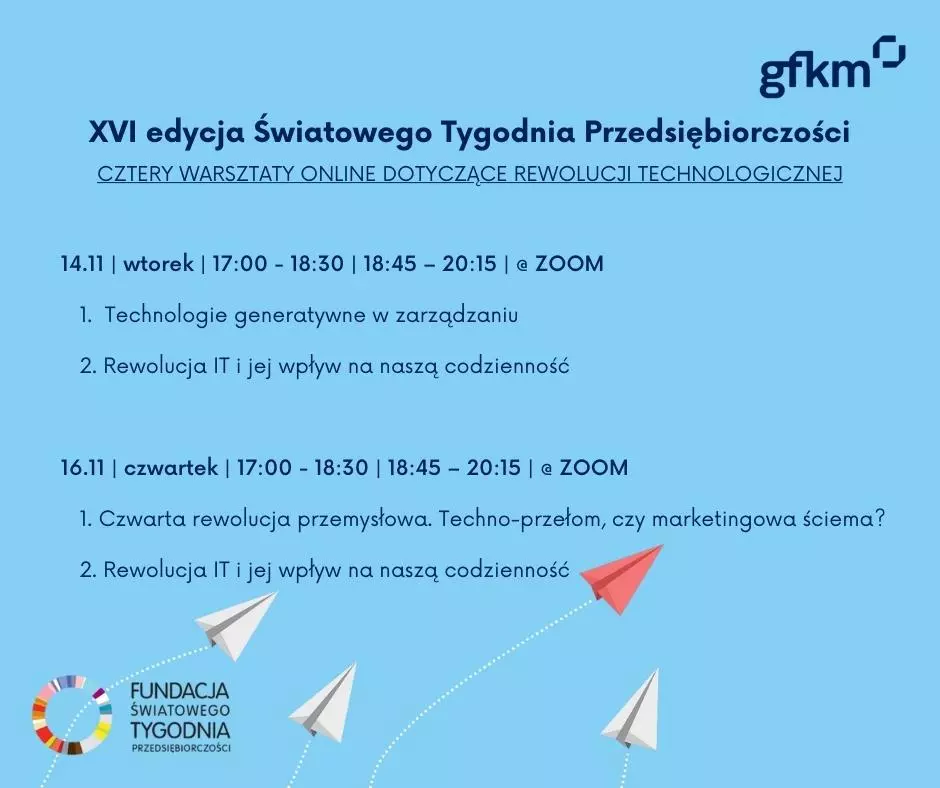 XVI Światowy Tydzień Przedsiębiorczości z GFKM